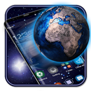 Tema 3D Galaxy Space Earth APK