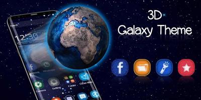 3D Galaxy Space Earth Theme screenshot 3