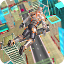 Flying Robot Superhero Captain Crime City Battle APK