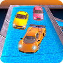 Uphill Water Slide Car Race Frozen Water Park Hero APK