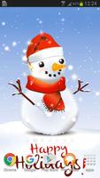 Snowman Live Wallpaper HD FREE screenshot 1