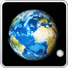 Earth 3D Live Wallpaper icône