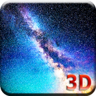 Galaxy 3D Live Wallpaper icono