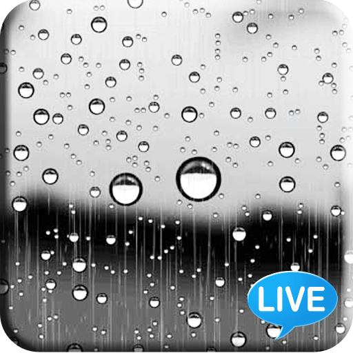 Glass Raindrops Live Wallpaper