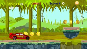 Mcqueen Jungle Run Game Cartaz