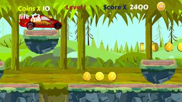 Mcqueen Jungle Run Game स्क्रीनशॉट 2