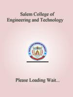 Salem College of Engg and Tech Affiche