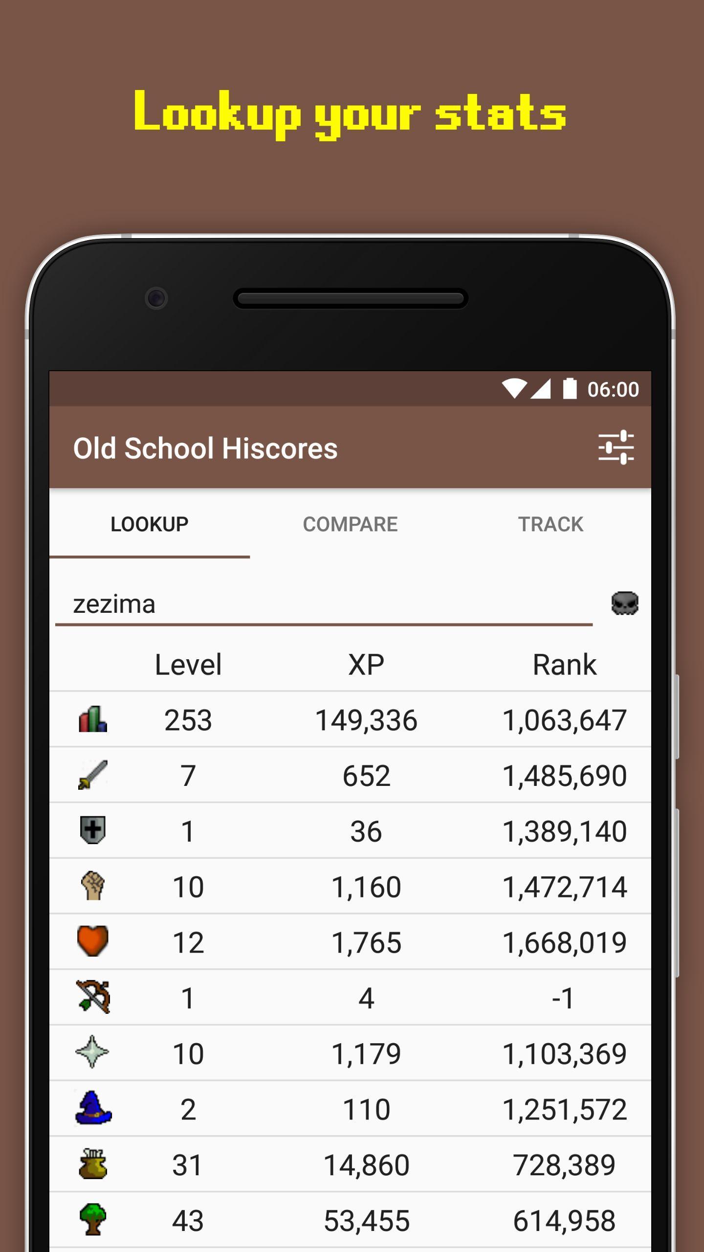 Oldschool Hiscores