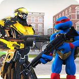 Ninja Flying Turtle Warrior Vs Transform Robots