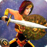 Wonder Warrior Woman 2017 - Sword Fighting Game icône