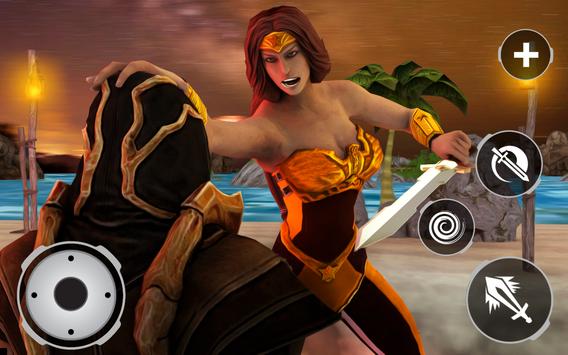 Wonder Warrior Woman 2017 - Sword Fighting Game apk imagem de tela