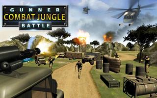 Gunner Combat Jungle Battle Poster