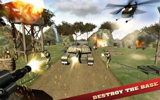 Gunner Combat Jungle Battle اسکرین شاٹ 2