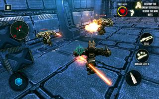 Mech Shooter Transform Hero 3D ảnh chụp màn hình 1