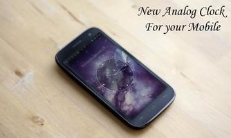 Galaxy X HD Analog Clock LWP постер