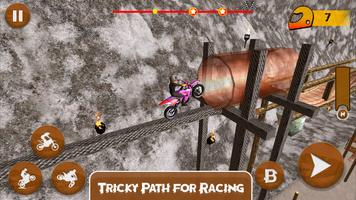 Prawdziwy motocykl wyścigowy Stunt Nieskończona gr screenshot 1