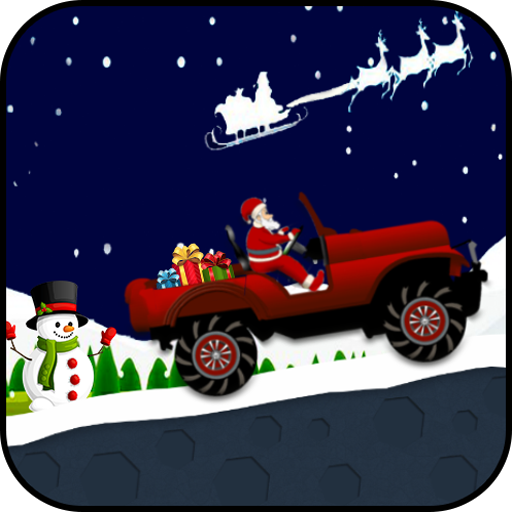 Candy Snow Hill Riders Santa Claus Cadr Christmas