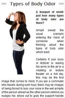 برنامه‌نما Stop Body Odor عکس از صفحه