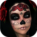 APK Day of the Dead Skull Makeup