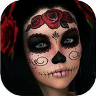 Day of the Dead Skull Makeup simgesi