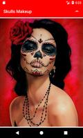 Day of the Dead Skull Makeup ポスター
