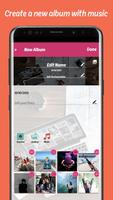 Album Diary App – Gallery, Photo Album with Music captura de pantalla 1