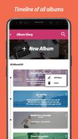 Album Diary App – Gallery, Photo Album with Music captura de pantalla 2
