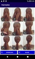 Girls Hairstyles Step by Step الملصق