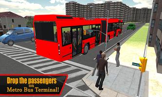 Simulateur bus métro urbain 3d Affiche