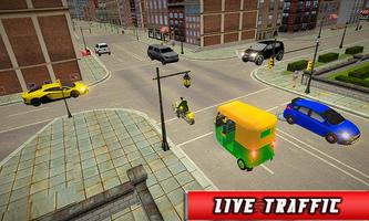 Taxi Driver Sim: Ride Bicycle, Moto Bike & Tuk-tuk ảnh chụp màn hình 2