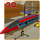 Kereta peluru simulator 3D