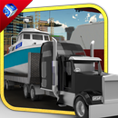 APK Boat Transporter Truck Driver