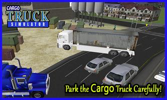 3D cargo truck simulator Plakat