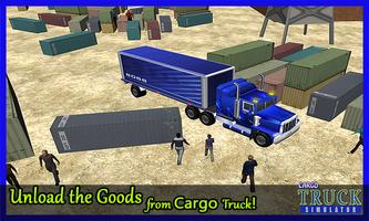 3D cargo truck simulator Screenshot 1