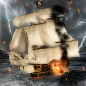 Caribbean Sea Pirate Ship Captain Naval Battle 3D icon