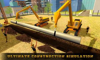 City Pipeline Digger Crane 2018 screenshot 3