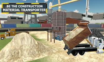City Construction Transporter Affiche