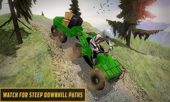 برنامه‌نما Extreme Off-Road Cargo Transport Quad ATV Rider 3D عکس از صفحه