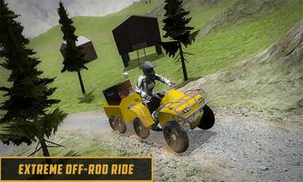 2 Schermata Extreme Off-Road Cargo Transport Quad ATV Rider 3D