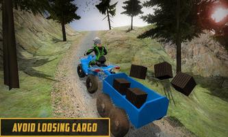 3 Schermata Extreme Off-Road Cargo Transport Quad ATV Rider 3D