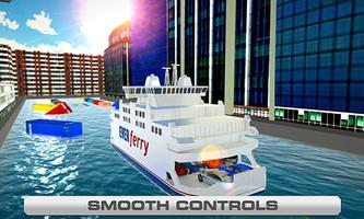 Simulateur stationnement ferry Affiche