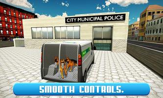 Chariot transport chien police capture d'écran 3