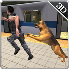 Police Subway Security Dog Sim icône