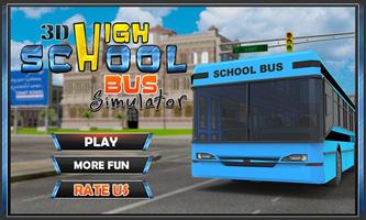 Lycée 3D Bus Simulator capture d'écran 3