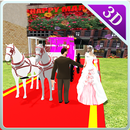 Stad bruiloft paard en wagen-APK