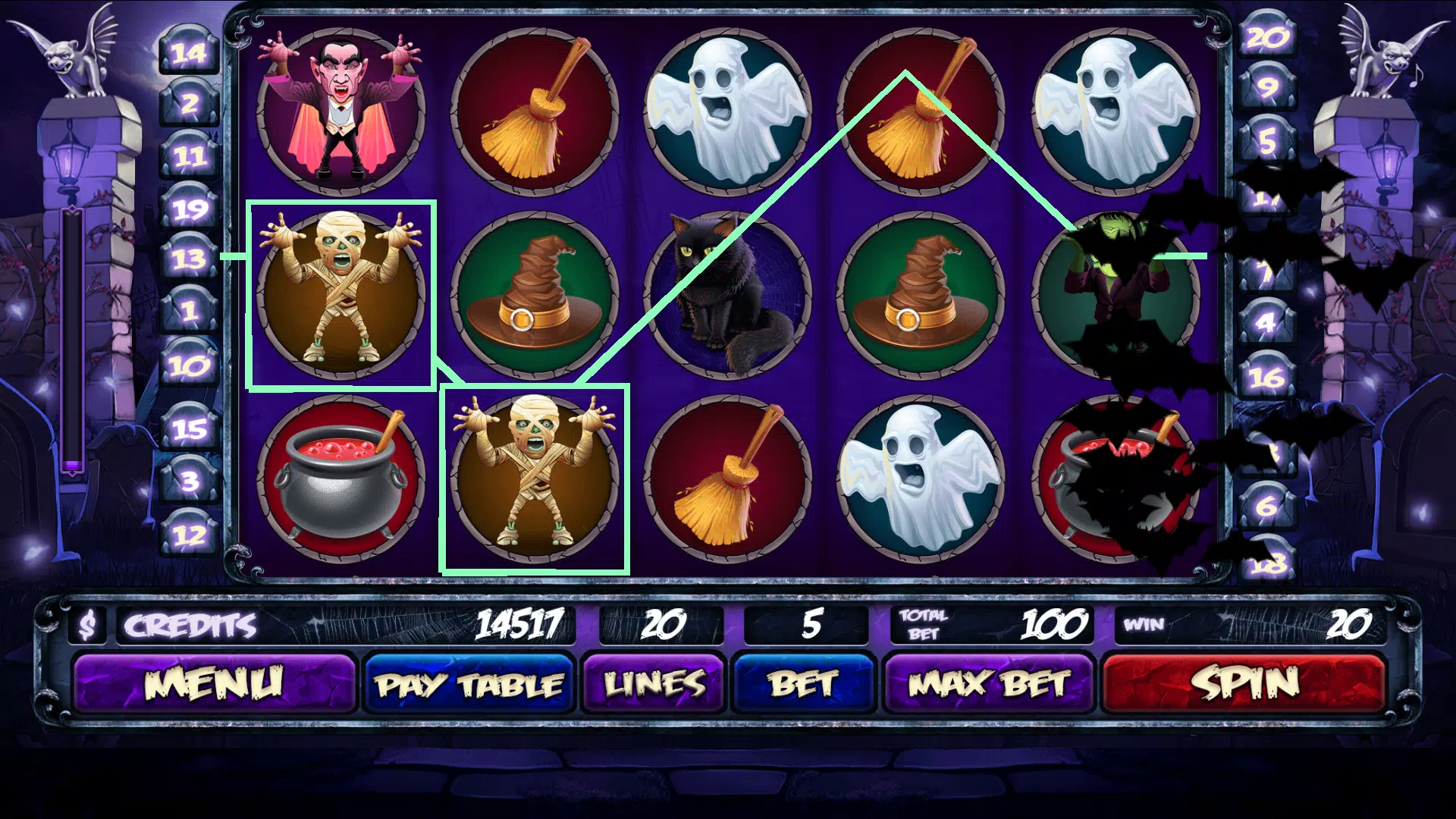 Halloween Slots 30 Linhas [Mod + Hack] [전체 기능 APK + iOS] v3.01