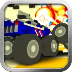 Blocky Monster Truck Demolitio APK download