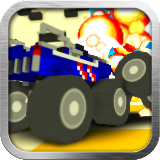 Blocky Monster Truck Demolitio