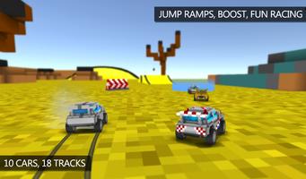Blocky Rally Racing اسکرین شاٹ 3
