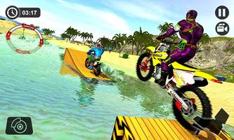 Superhero Water Surfer Bike Racing screenshot 2